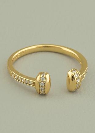 111845-180 кольцо 'xuping' фианит (позолота 18к)
