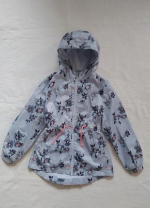 Курточка ветровка плащ дождевик на трикотажной подкладке бренда george 3209 8-9 eur 128-134