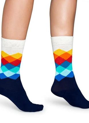 Носки женские с принтом  фирменные стильные модные happy socks 36-40  p.2 фото