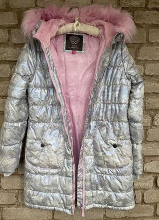1, удлиненная  куртка пальто  для девочки подростка парка vince camuto оригинал размер 12-16 лет5 фото