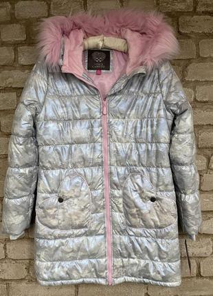 1, удлиненная  куртка пальто  для девочки подростка парка vince camuto оригинал размер 12-16 лет8 фото