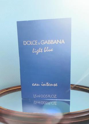 Dolce & gabbana light blue eau intense
парфюмированная вода (пробник)1 фото