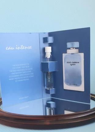 Dolce & gabbana light blue eau intense
парфюмированная вода (пробник)2 фото