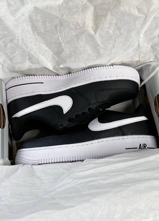 Кроссовки tre nike air force 1 low black white