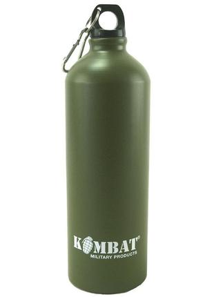 Фляга алюмінієва kombat uk aluminium water bottle1 фото