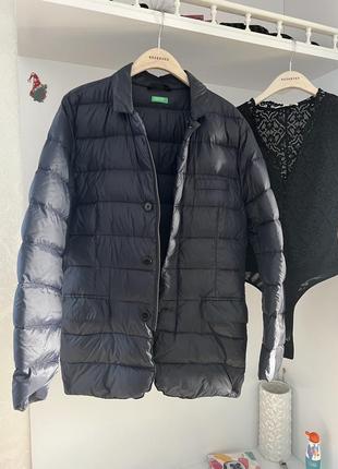 Крутая пуховая куртка united color of benetton