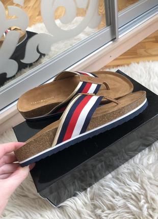 Шлепки, 37-38 размер, новые, стелька 24,5 см, бренда tommy hilfiger2 фото