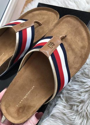 Шлепки, 37-38 размер, новые, стелька 24,5 см, бренда tommy hilfiger3 фото