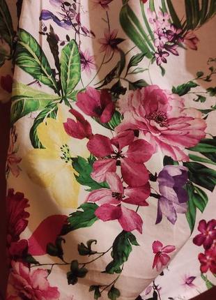 Блуза, блузка, футболка, топ, цветочный принт4 фото
