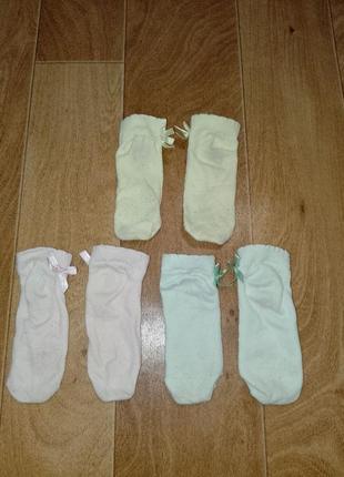 Носки на девочку для близняшек/двойняшек размер 23-26  3 пары на  3-4 года4 фото