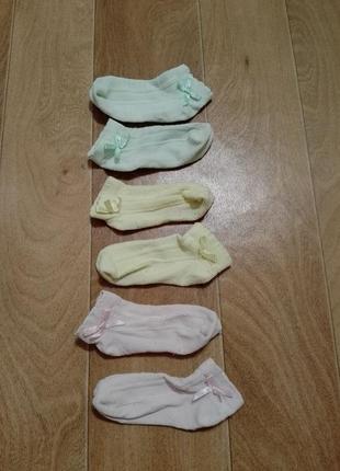 Носки на девочку для близняшек/двойняшек размер 23-26  3 пары на  3-4 года9 фото