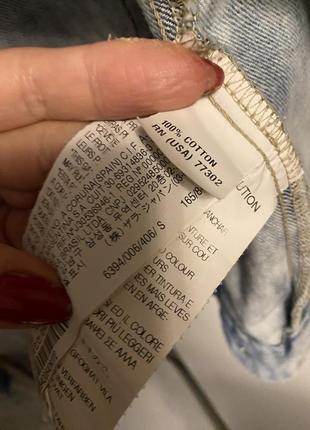 Куртка zara 44 46 оригинал джинс3 фото