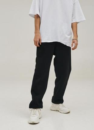 Трендові штани на флісі оверсайз вільного крою якісні2 фото