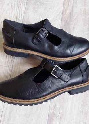 Шкіряні туфлі clarks, 33-34 розмір2 фото