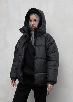 Розпродаж ! зимова водонепроникна жіноча куртка оверсайз якісна на силіконі до -202 фото