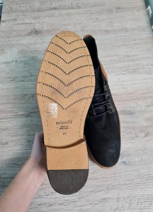 Чоловічі черевики туфлі minelli замшеві3 фото