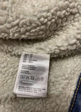 Джинсовка тепла джинсова куртка denim co 3