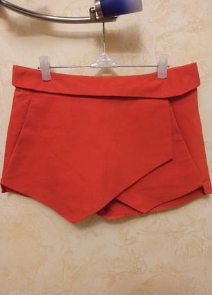 Шорты с имитацией юбки впереди цвет на тон темнее