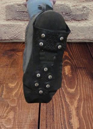 Ледоступы попрус на 10 металлических шипов. размер обуви 41-46