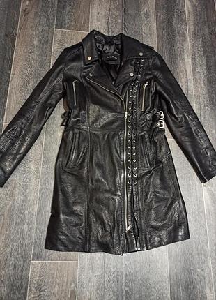 Кожаный плащ-косуха