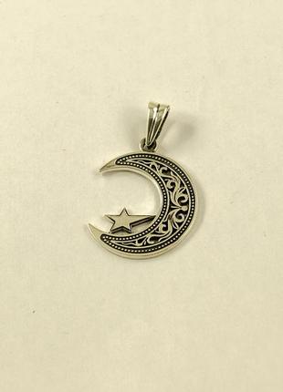 Кулон півмісяць із зіркою