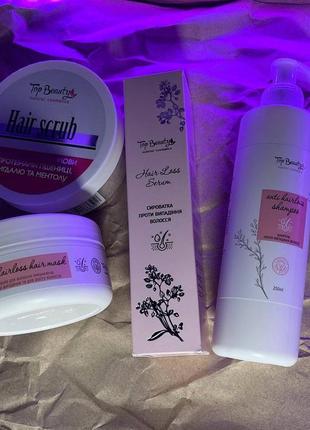 Набір для зростання і проти випадіння волосся🥰