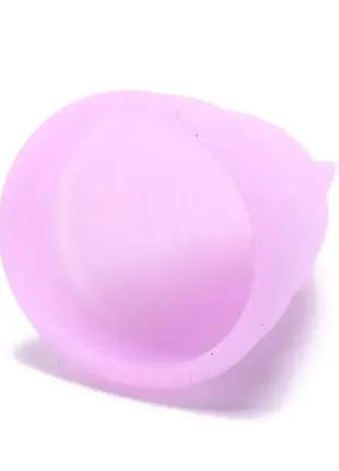 Менструальна чаша із медичного силікону розмір s рожева3 фото