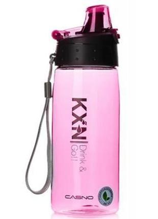 Бутылка для воды casno kxn-1179 580 мл pink (kxn-1179_pink)