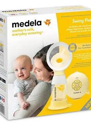 Електронний молоковідсмоктувач swing flex medela