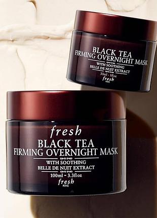 Зміцнююча нічна маска з чорним чаєм black tea firming overnight Source mask