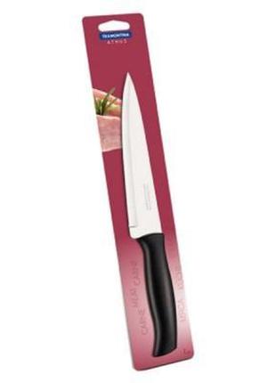 Кухонный нож tramontina athus универсальный 203 мм black (23084/108)2 фото