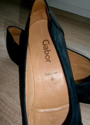 Гарні жіночі туфлі з натуральної шкіри. gabor4 фото
