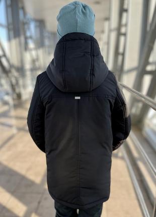 Демисезонная куртка для мальчика подростка 128-158см4 фото