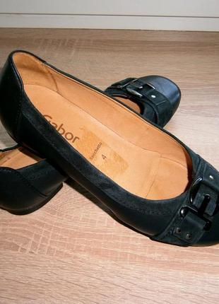 Гарні жіночі туфлі з натуральної шкіри. gabor2 фото