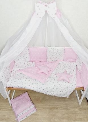 Постіль для дівчинки з подушками-іграшками