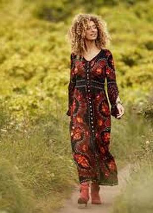 Трендова довга сукня плаття в етнічному стилі бренд joe browns2 фото