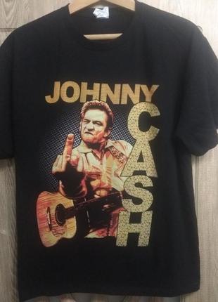 Футболка johnny cash, мужчина в черном, man in black, country, blues..