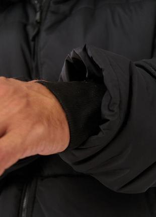 Куртка мужская черная плащевка эмми, синтепон  размер 52/545 фото
