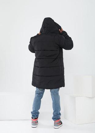 Куртка мужская черная плащевка эмми, синтепон  размер 52/543 фото