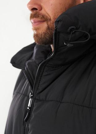 Куртка мужская черная плащевка эмми, синтепон  размер 52/547 фото
