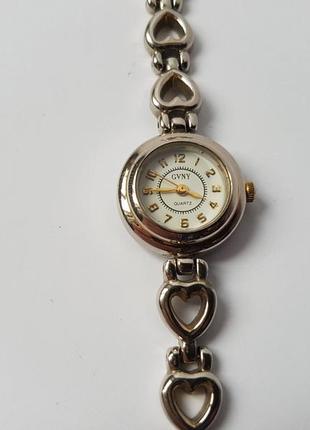 Часы браслет gvny, кварц, под серебро, механизм япония.3 фото