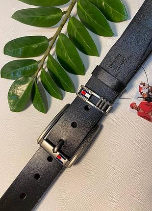Ремень мужской из натуральной кожи, ремень в стиле томми хилфигер