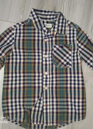 Рубашка в клетку для парня