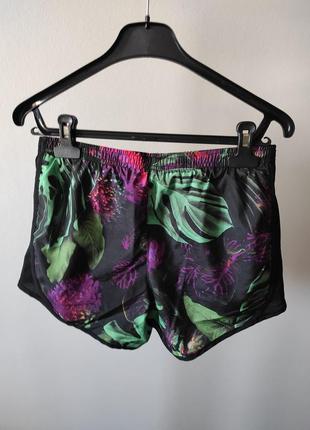 Новые шорты nike dry fit яркий принт в тропические цветы оригинал найк2 фото