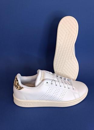 Женские кожаные белые кеды adidas advantage 43 размер доставка1 фото