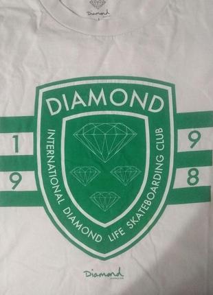 Футболка diamond supply co, клуб скейтбординга, international life8 фото