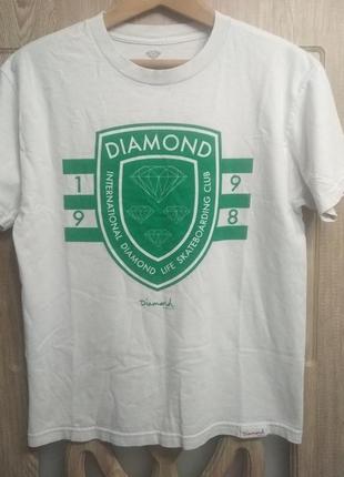 Футболка diamond supply co, клуб скейтбординга, international life1 фото