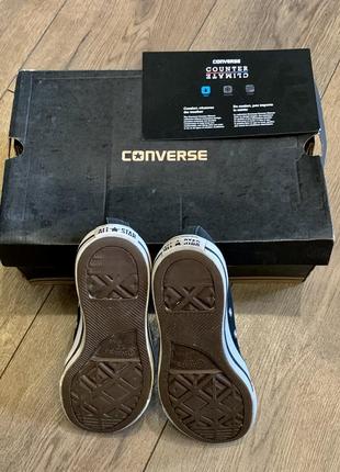 Культовые чёрные текстильные кеды (унисекс) низкие converse (оригинал)4 фото