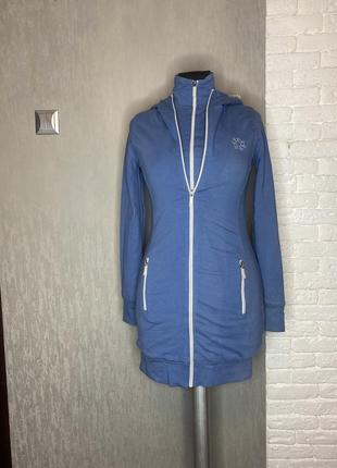 Подовжена толстовка спортивна кофта туніка gravity check,  xs