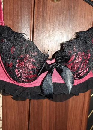 Комплект белья красно-черное от ann summers4 фото